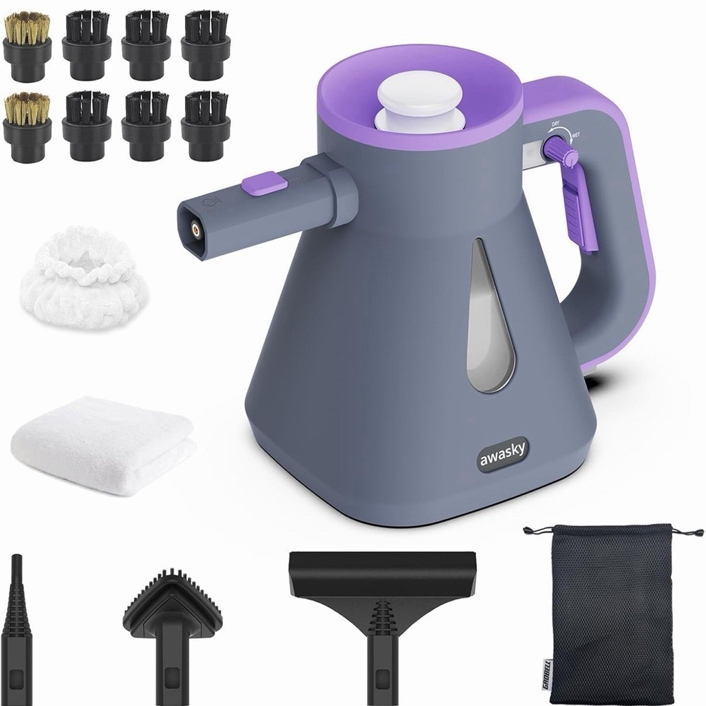 Grobell Awasky Handheld Steam Cleaner New 1200w 750ml Capacity